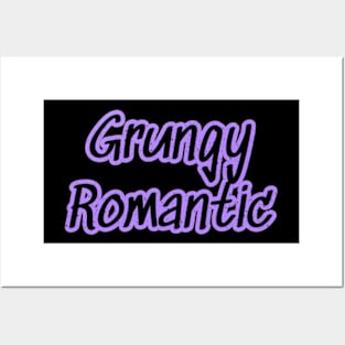 Grungy Romantic (Purple) Posters and Art